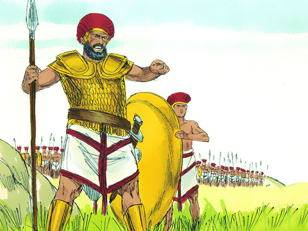 上图:歌利亚盔甲的可能样式。